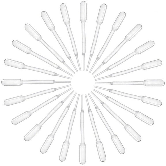 200Pcs 0.2ML Clear Disposable Plastic Transfer Pipettes, Mini Eye Droppers, Suitable for Science Laboratory, Essential Oils Pipettes Makeup Tool