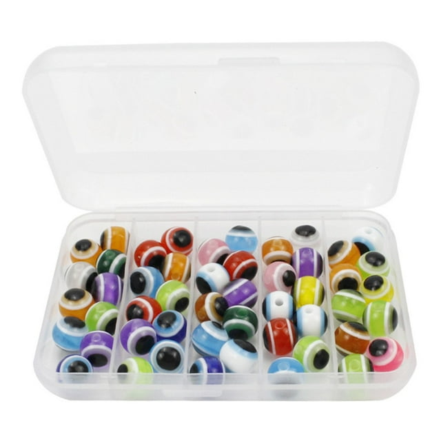 200Pcs/100Pcs Fishing Lure Beads Fish Eye Fishing Beads Hard Plastic