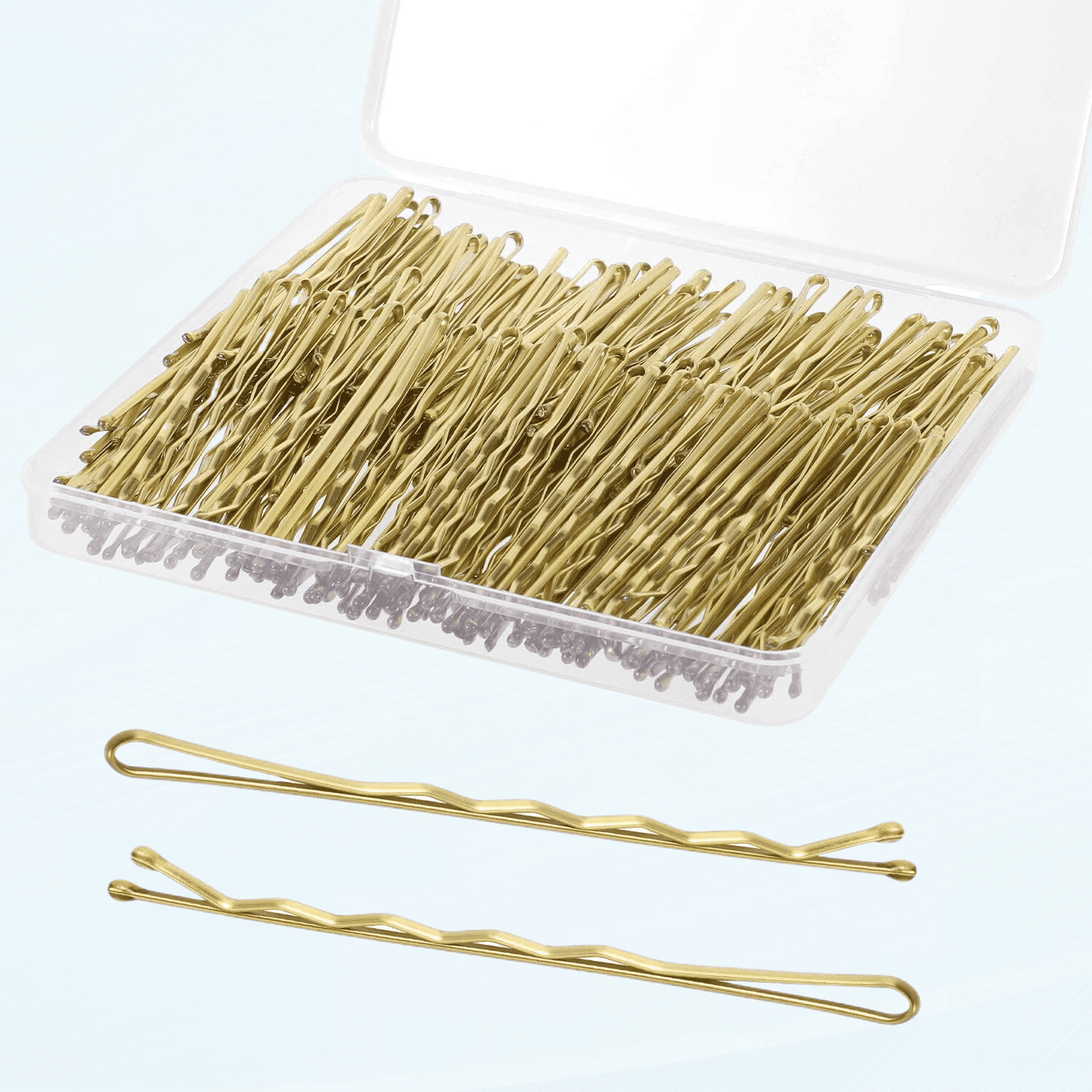200Pcs 2.75" Large Bobby Pins Blonde, Jumbo Bobby Hair Pins Blonde