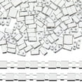 thumbnail image 1 of 200Pcs 2 Style Glass Seed Beads Metallic Colours 2-Hole Rectangle Silver Plated 4.5~5.5x2~5.5x2~2.5mm Hole: 0.5~0.8mm, 1 of 9