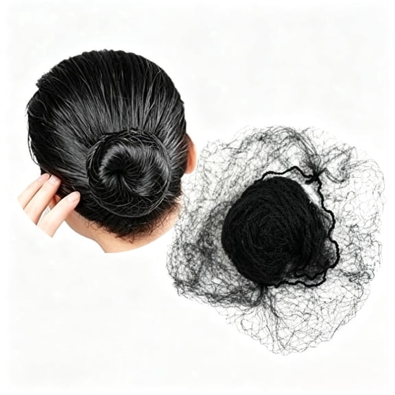 200Pcs 22" Elastic Invisible Hair Nets, Multipurpose Mesh Hair Nets for Food Service Ballet Wigs