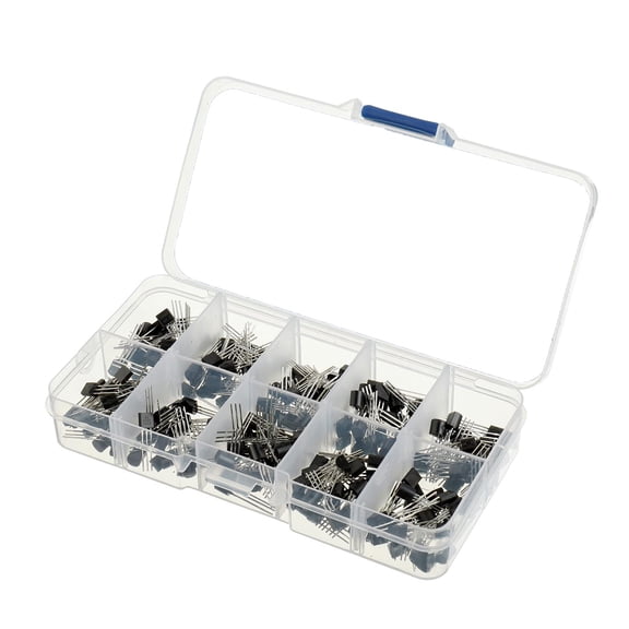 200Pcs 2N2222 NPN Low Failure Rate Transistor 60V 0.5W Power High Frequency Circuit 0.5W 250MHZ Easy Maintenance