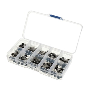 200Pcs 2N2222 NPN Low Failure Rate Transistor 60V 0.5W Power High Frequency Circuit 0.5W 250MHZ Easy Maintenance