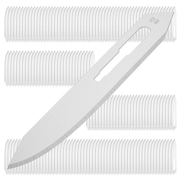 200Pcs #60 Scalpel Blades High Carbon Steel Replaceable Blades Incisive for Scalpel Knife and Crafting Skinning Art or DIY
