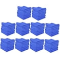 thumbnail image 1 of 200Pcs Absorbent Microfiber Towel Car Home Kitchen Washing Clean Wash Cloth Blue, 1 of 8