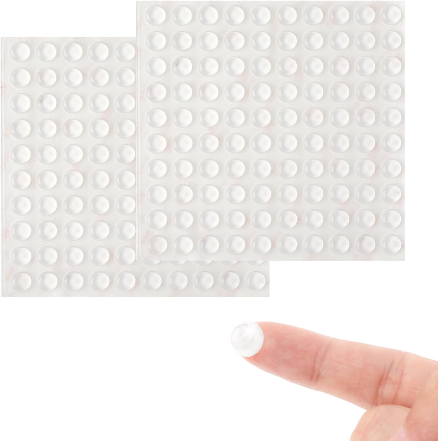 200Pcs Adhesive Rubber Feet Pads Door Bumpers Clear Bumpers Non