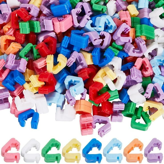 200Pcs Balloon Clips V Shape Balloon Arch Clips Balloon Tie Tool Colorful Balloon Clamps Balloon Clip Holders Plastic Balloon Ties Clips Tool