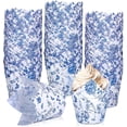 thumbnail image 1 of 200Pcs Blue and White Floral Cupcake Liners Chinoiserie Muffin Baking Liners Tulip Cupcake Wrappers Baking Cup for Bridal Baby Shower Wedding Birthday Tea Party Decor, 1 of 4
