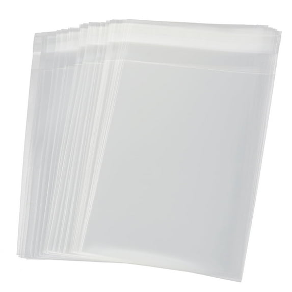 200Pcs Candy Treat Bags 5'' Clear Cookie Bags Resealable Cellophane Bags Cookie Packaging Bags Self Adhesive Sealing Treat Bags