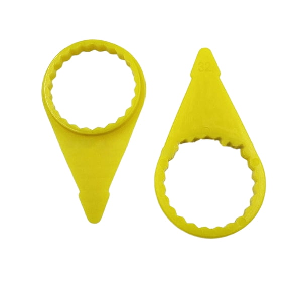 200Pcs Checkpoint Loose Wheel Lugs Nut Indicator for 32mm 33mm Nut HighsVisibility Yellow Wheel Check Indicator