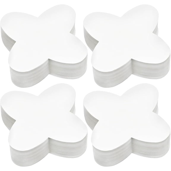 200Pcs Chocolate Paper Truffle Wrappers, Baking Liners Resistant Chocolate Candy Cups for Valentines Day Gifts, Wedding, Birthday, Baby Shower (White)