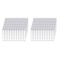 thumbnail image 1 of 200Pcs Clear Plastic Test Tubes with White Screw Caps Sample Containers Bottles Push Caps 12X75mm, 1 of 8