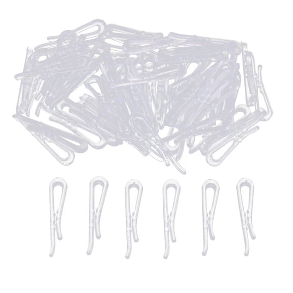 200Pcs Clear Sewing Clips For Shirt Collar Craft Trouser Peg Clips