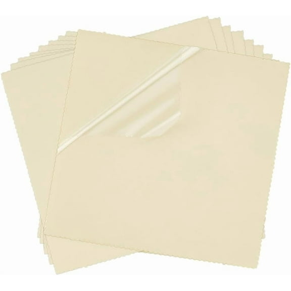 200Pcs Clear Windshield Sticker 3.5 * 3.4inch PVC Car Windshield Applicator for Car Window Static Clings Car Sticker Holder Clear DIY