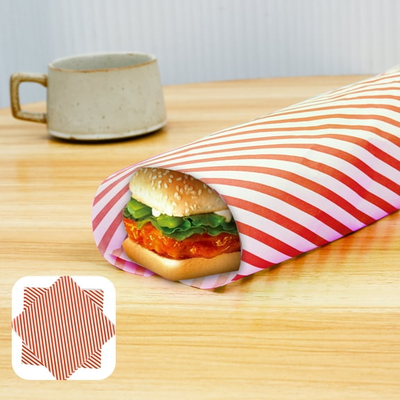 200Pcs Deli Paper Sheets 12x12",Premium Food Basket Liners,Grease Resistant Wax Paper Sheets for Food,Classic Checkered Sandwich Wrapping Paper for Party,Festival and Outdoors