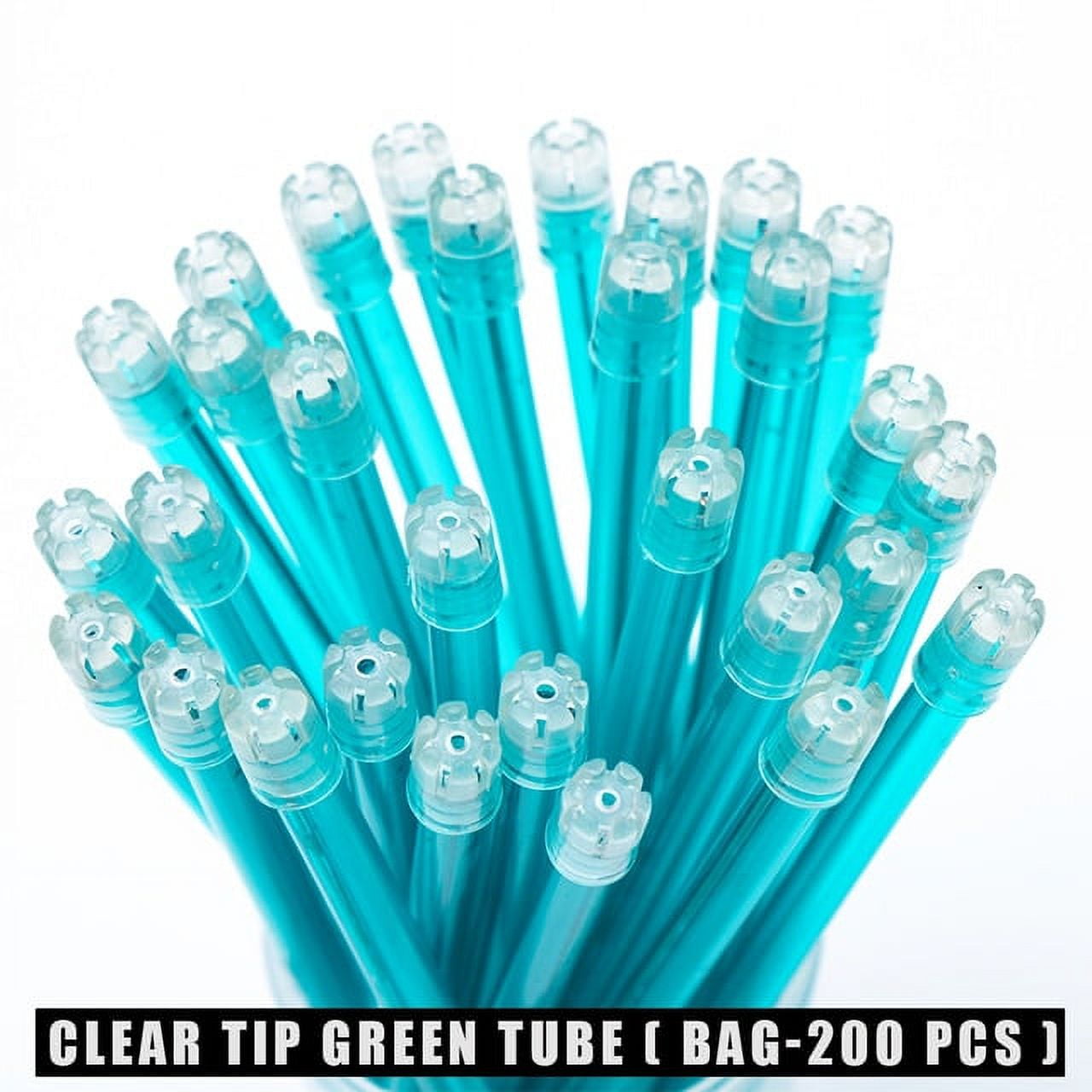200Pcs Dental Saliva Ejector Disposable Suction Tip Flexible Evacuation