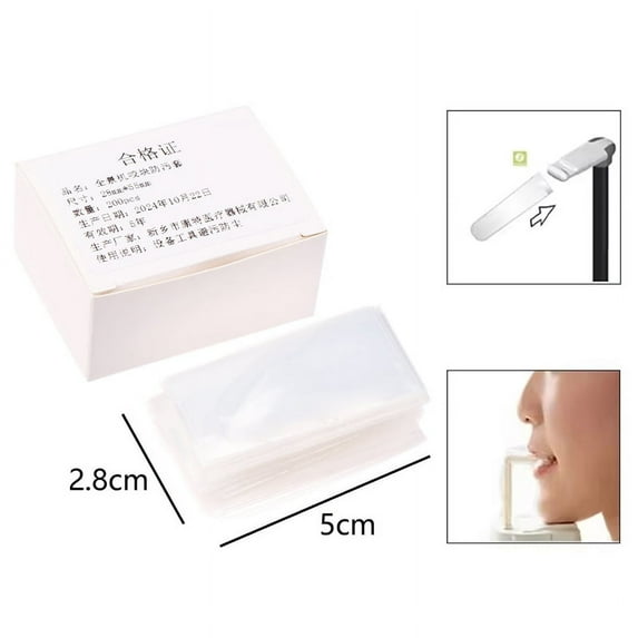 200Pcs Disposable Dental Panorama Bite Block Cover Sleeves Protective Film Dental Clinic Supplies Dental Products