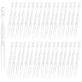thumbnail image 1 of 200Pcs Disposable Plastic Fruit Forks,4" Cocktail Picks Sticks, Mini Appetizer Dessert Food Cake Forks for Daily Use Set Toothpick Forks Portable Salad Fruit Forks(White), 1 of 7