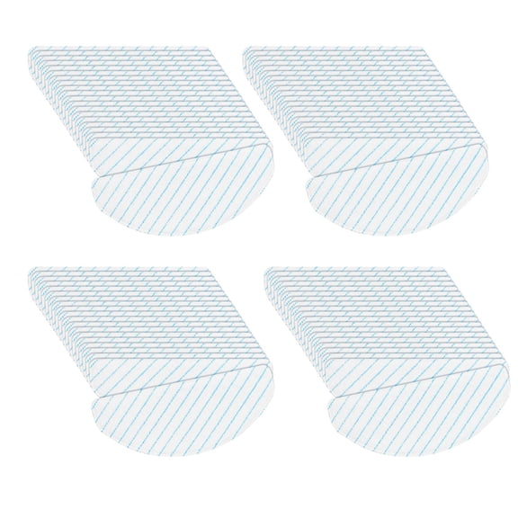 200Pcs Disposable Strong Rag Mop Cloths Pads for OZMO T8 T8 Max T9 + Vacuum Cleaner Parts,200 x High Efficiency Mop Cloth,white & blue