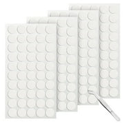 200Pcs Double Sided Sticky Dots, Adhesive Dots Sticky Putty Clear Sticky Tack Dots Removable Waterproof Adhesive Putty Stickers for Poster Festival Decoration Wall Hanging (0.39in/10mm)