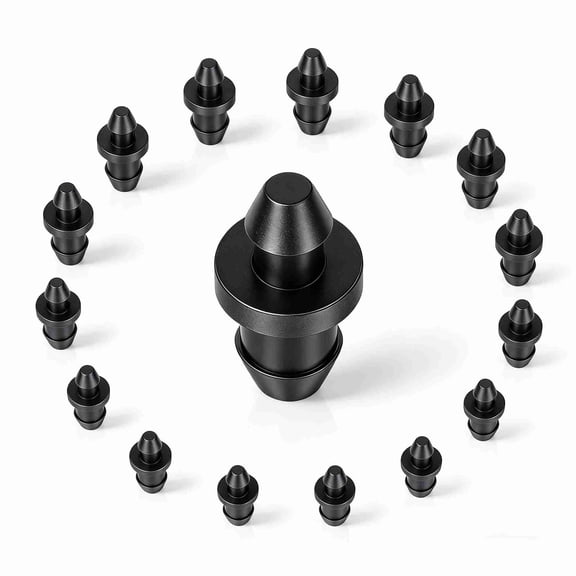 200Pcs Drip Irrigation End Caps, 1/4" Leak-Proof Fittings & Stopper Plugs Kit for 1/4 Inch Tubing, Robust Plastic Tubes for Garden, Lawn, Greenhouse Irrigation System