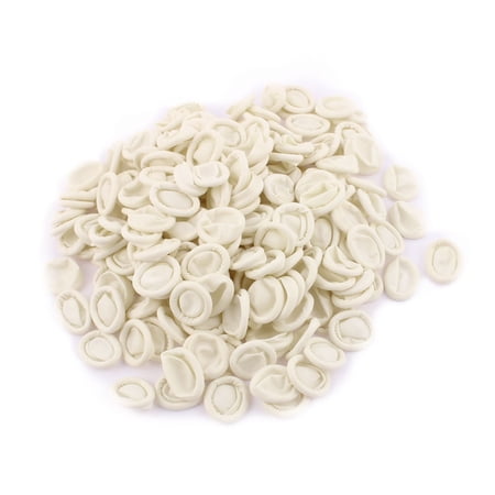 200Pcs Finger Protector Anti Static Rubber Latex Finger Cots Disposable White