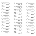 thumbnail image 1 of 200Pcs Fishing Hooked Snap Links Fishing Swivel Snap Hook Line Connector Carp Fishing Tackle L-15mm, 1 of 7