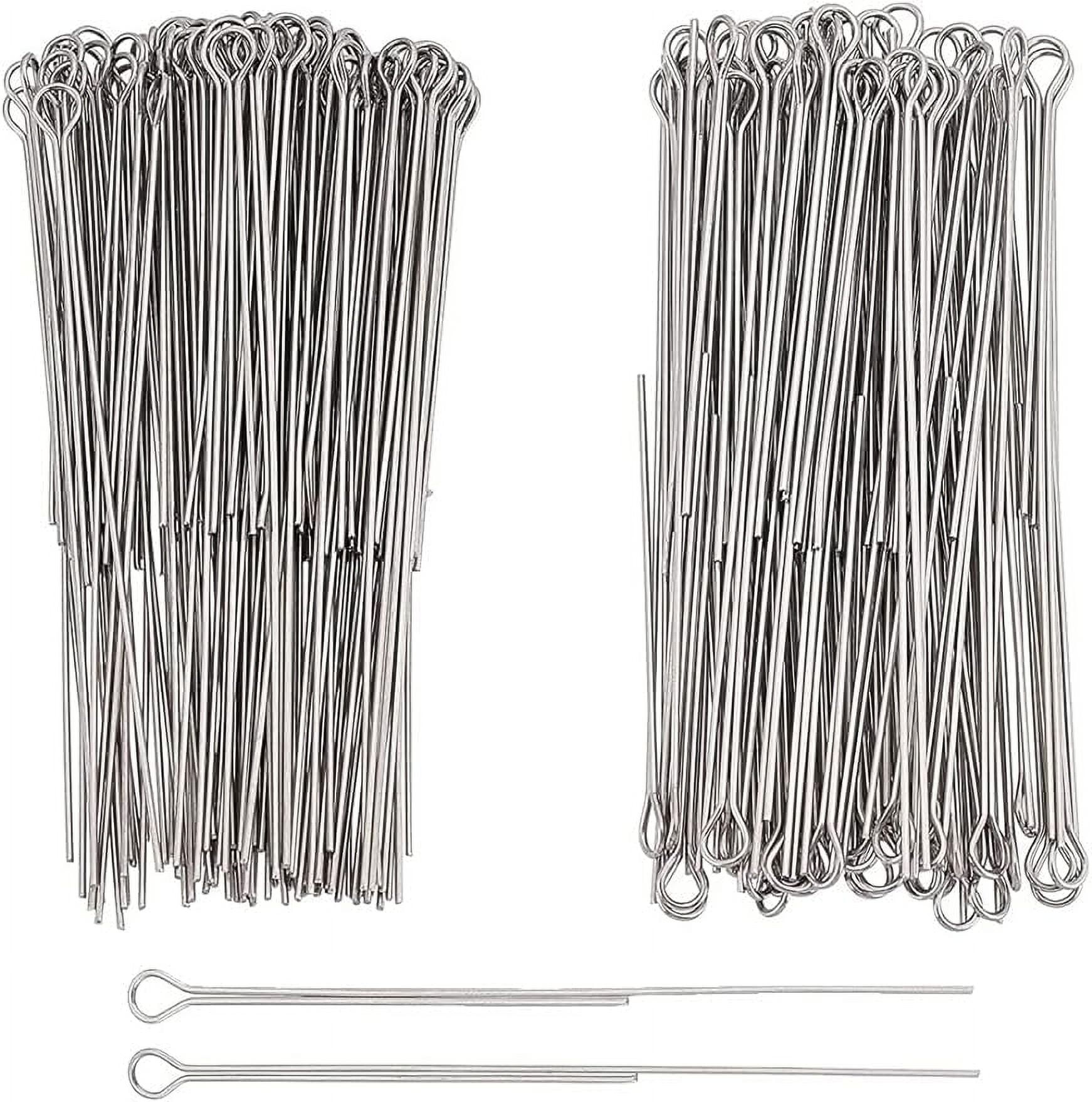 200Pcs Fishing Spinner Shaft 70x0.70.8mm Wire Spinner Bait 304