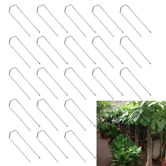 200Pcs Floral Pins, 1.7" Greening Pins U-Shape Floral Fern Pins, Craft Pins for Foam, Straw Wreaths, Flower, Plant, DIY Sewing Project, Holiday Arrangements, Craft Projects