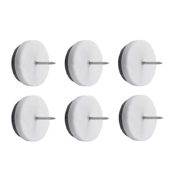 200Pcs Furniture Leg Bottom Feet Glides Nonslip Wood Floor Protector Nail
