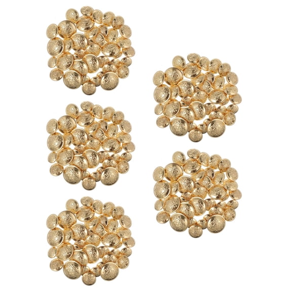 200Pcs Golden Buttons for Blazer Sewing Buttons Gold Button Set