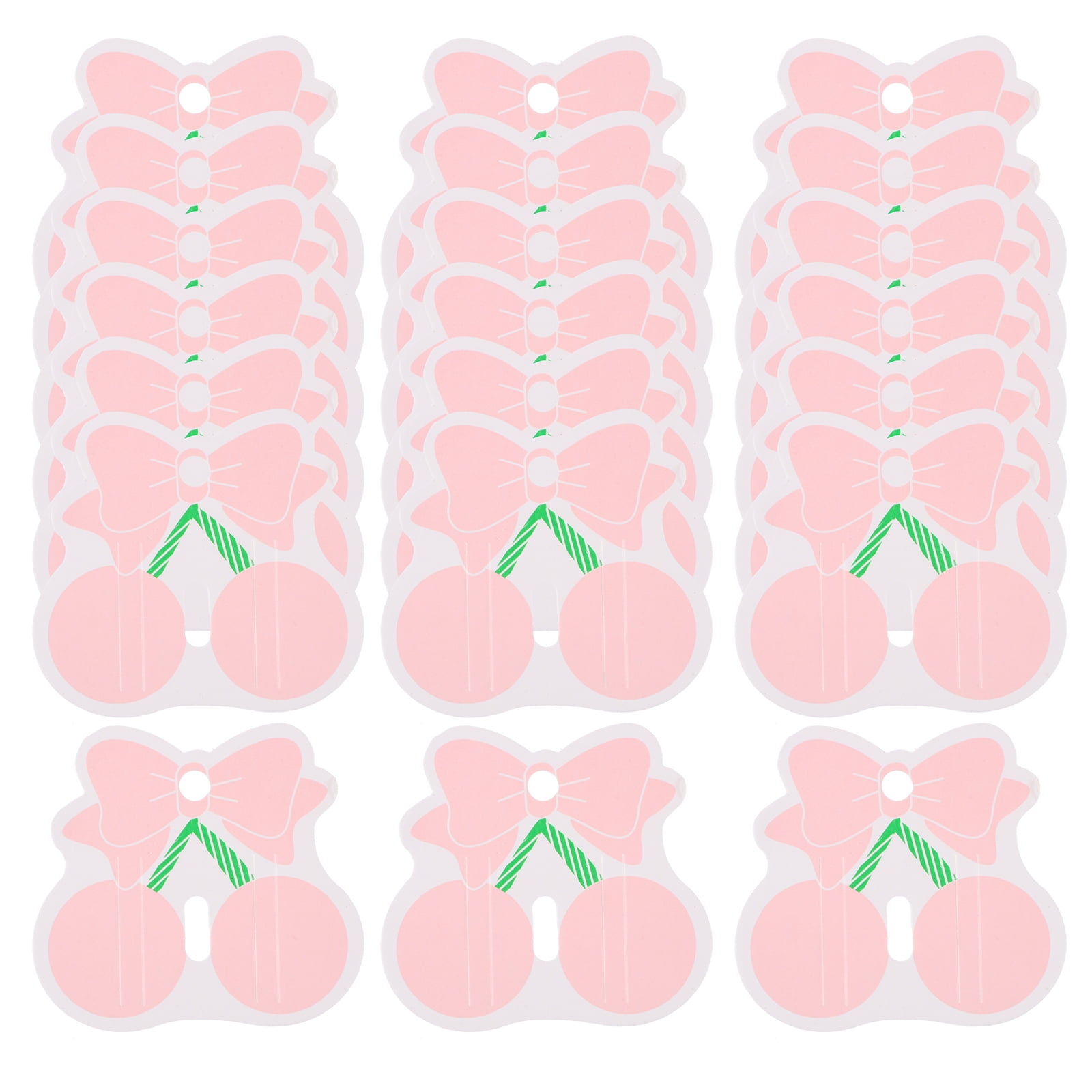 200Pcs Hair Clips Card Paper Clips Cards Display Cards Hair Pin Display