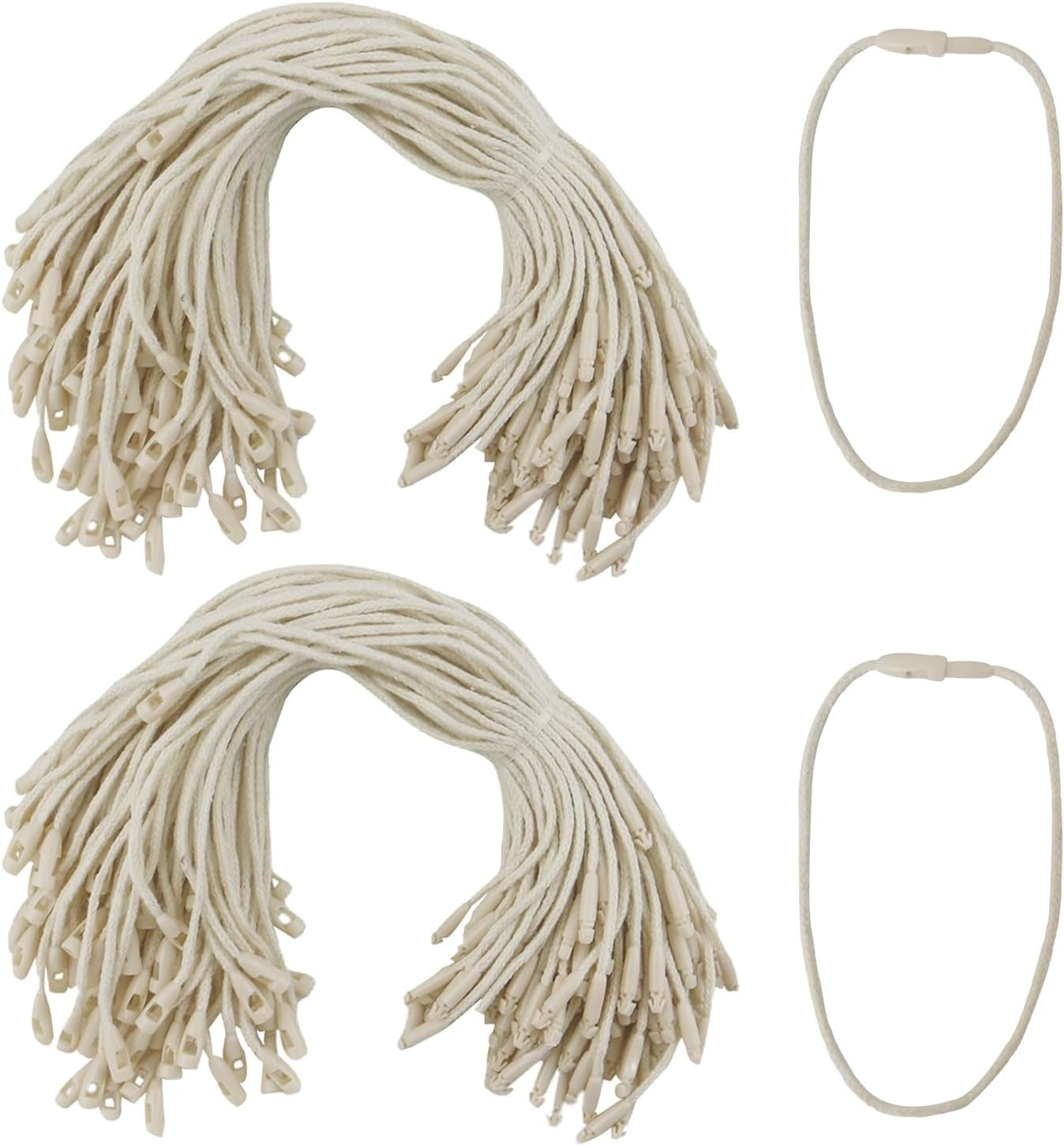 200Pcs Hang Tag String, 7.5-inch Beige Cotton Hang Tag String Hanging ...