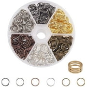 200Pcs Iron Split Rings Double Loop Jump Ring Diameter 10mm