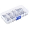thumbnail image 1 of 200Pcs M3 Stainless Steel Flat Screws Kits High Strength Self-Tapping Assortment Set For Wood Furniture, 1 of 3