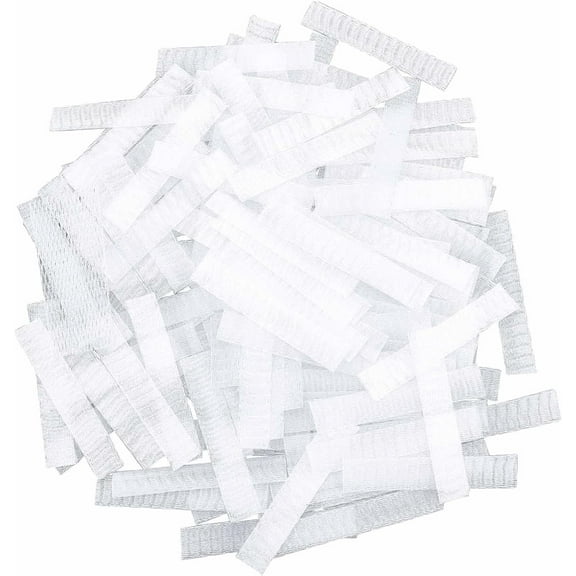 200Pcs Makeup Brush Pen Guard Protector Net Thread Spool Savers Reusable Expandable Mesh Cover Sewin Thread Netting Machine Embroidery Net for Eyeshadow Brush Sewing Embroidery White for DIY