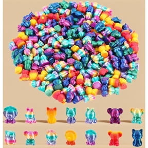 200Pcs Multicolor 3D Printed Mini Animals & Tiny Dragon Figurines | Fairy Garden Aquarium DIY Craft Decor