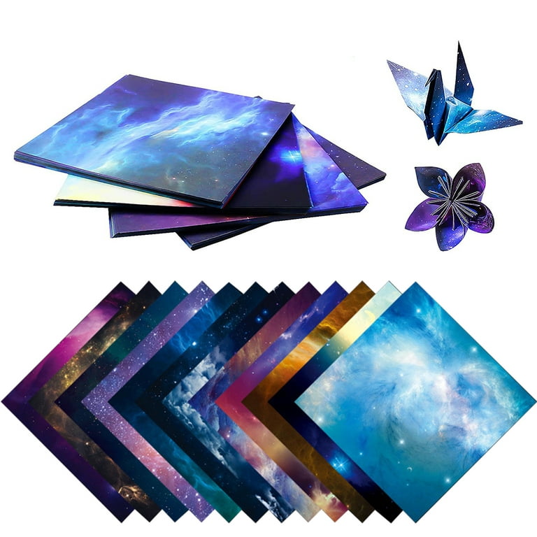 100 Paper Sheets 6 x 6 inch Origami Square Paper Double Sided Paper Arts  and Japanese Folding Crafts for Kids 6x6 Design Origami Color Paper fold  Pack Paper Folding Crafts for Kids