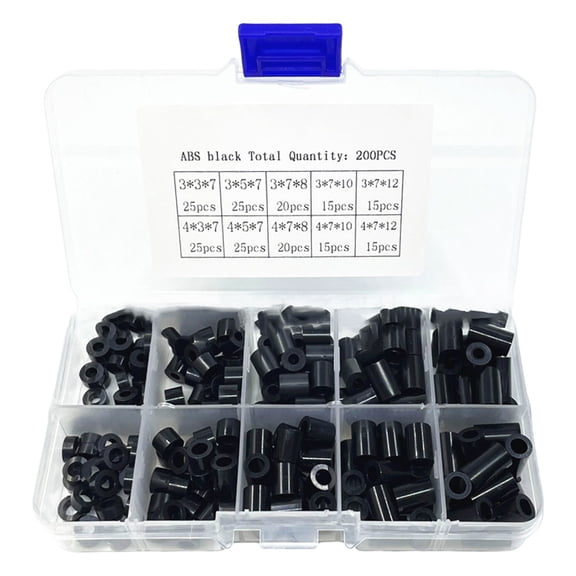 200Pcs/Pack Nylon Standoffs Spacer Insulation Column Standoff Spacer For PCB And Electronic Components Accessory