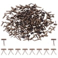 thumbnail image 1 of 200Pcs Paper Fasteners Brads 5x5x9mm Iron Rivets Bronze Mini Square Metal Brads Square Stud RivetsDIY, 1 of 4