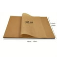 thumbnail image 1 of 200Pcs Parchment Paper, NIRHekf 12×16 Inches Non-Stick Precut Parchment Paper Sheets,Unbleached,Parchment for Baking Sheets,Fryer, Cooking,Oven,Perfect for Bread, Cakes, Barbecue, 1 of 6