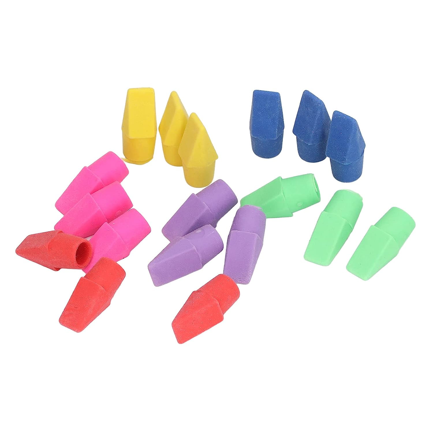 200Pcs Pencil Top Eraser, Pencil Cap Erasers Toppers Pencil Eraser