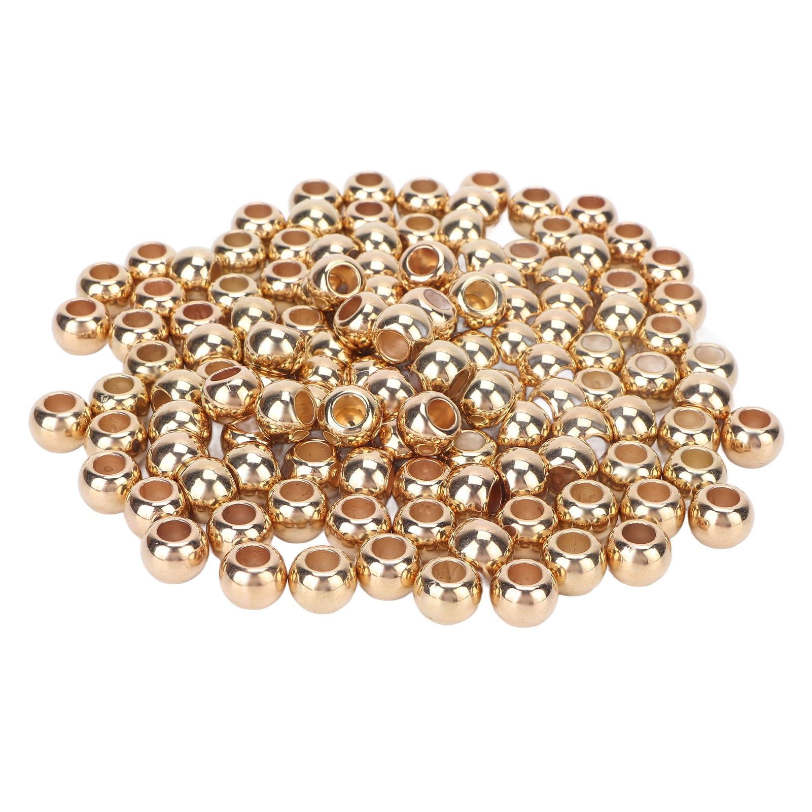 200Pcs Resin Beads Wide Application Glossy Surface Sturdy Durable