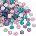 thumbnail image 2 of 100 Mixed Color Resin Heart Cabochons – 12mm Flatback Rhinestones For Crafts 2 of 5