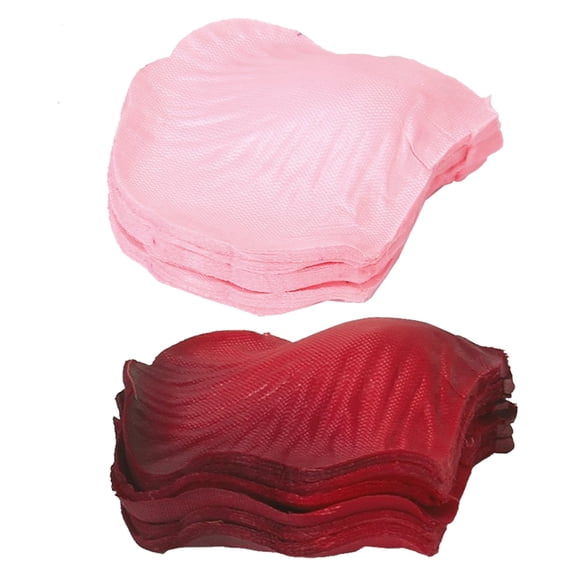 200Pcs Roses Petals for Wedding Decoration - Gradual Red & Light Pink