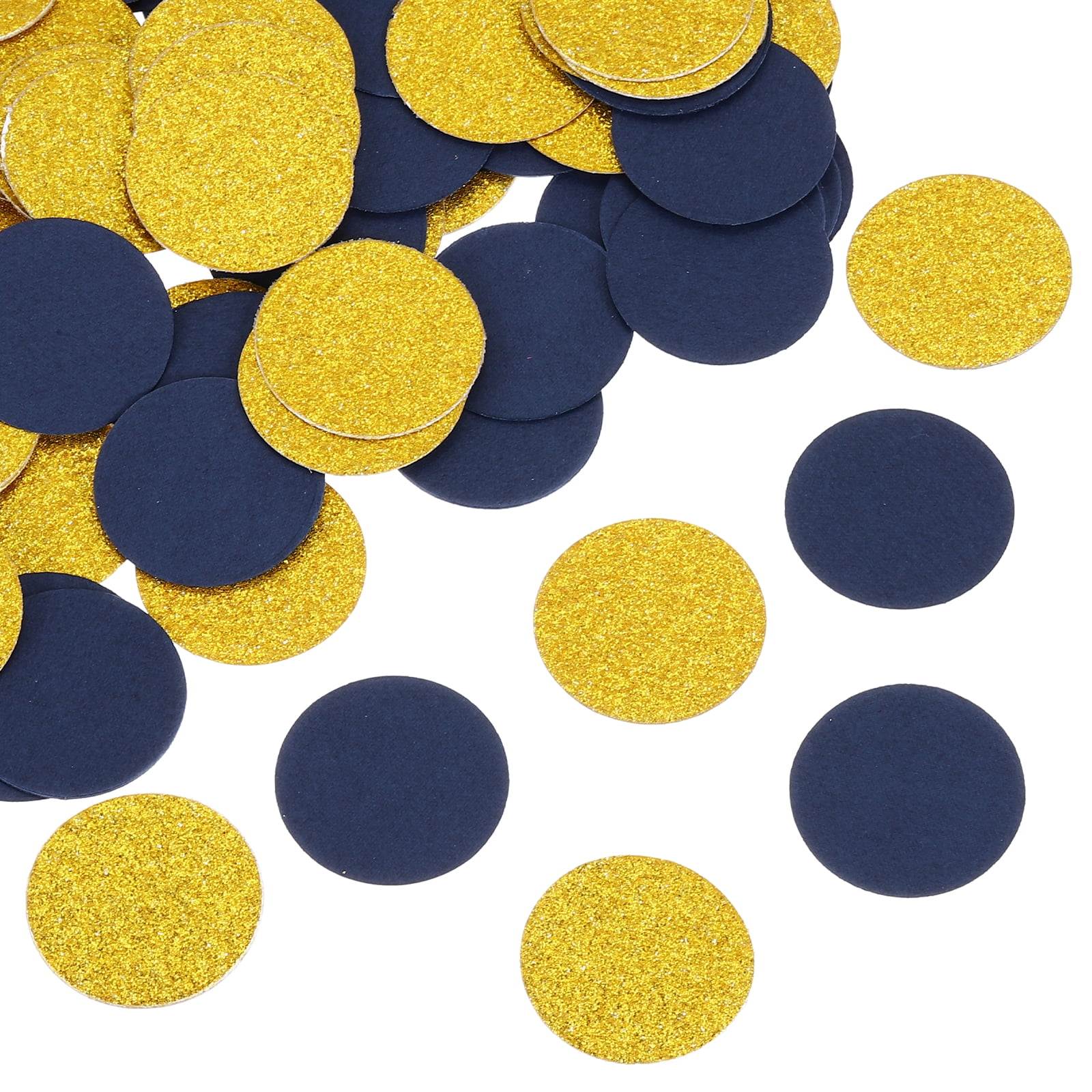 200Pcs Round Confetti Glitter Confetti Table Decor,1.2x1.2Inch,Gold ...