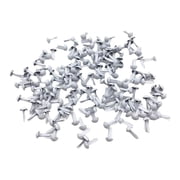 200Pcs Round Mini Brads, Paper Fasteners Decoration Embellishment Iron Handmade White Stamping Toy for Crafts DIY Projects Accessories Art