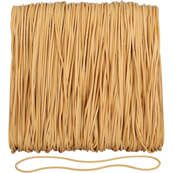 200Pcs Rubber Bands, 7" *1/16" Large Rubber Bands for Office Supplies, #117A Rubberbands for Balloon Arch, DIY Wedding, Birthday, Large Elastic Bands for Trash Cans, File Folders