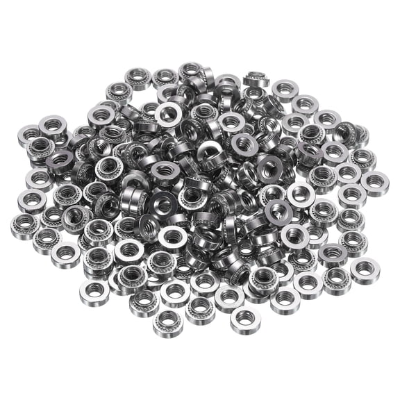 200Pcs Self-Clinching Nuts, #8-32 x 0.14" 304 Stainless Steel Rivet Fastener