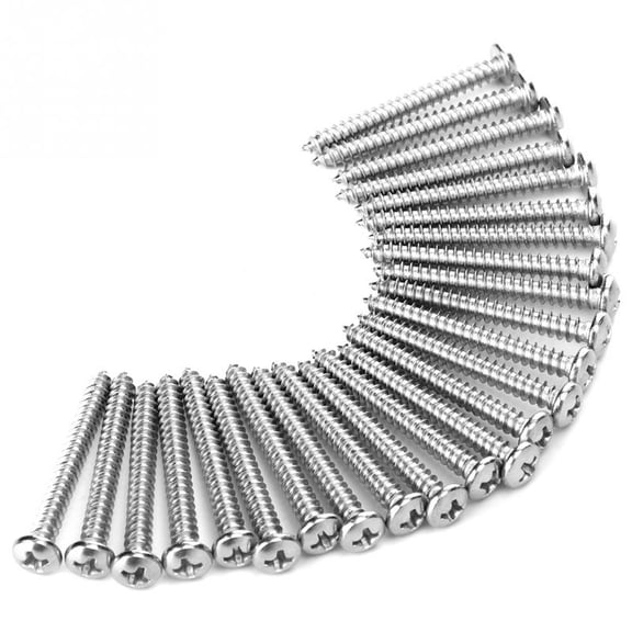 200Pcs/Set M4 Stainless Steel Cross Self Tapping Screw Pan Head Tapping Screws Combination Set Cross Screws